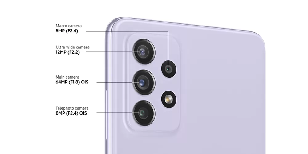دوربین Galaxy A72