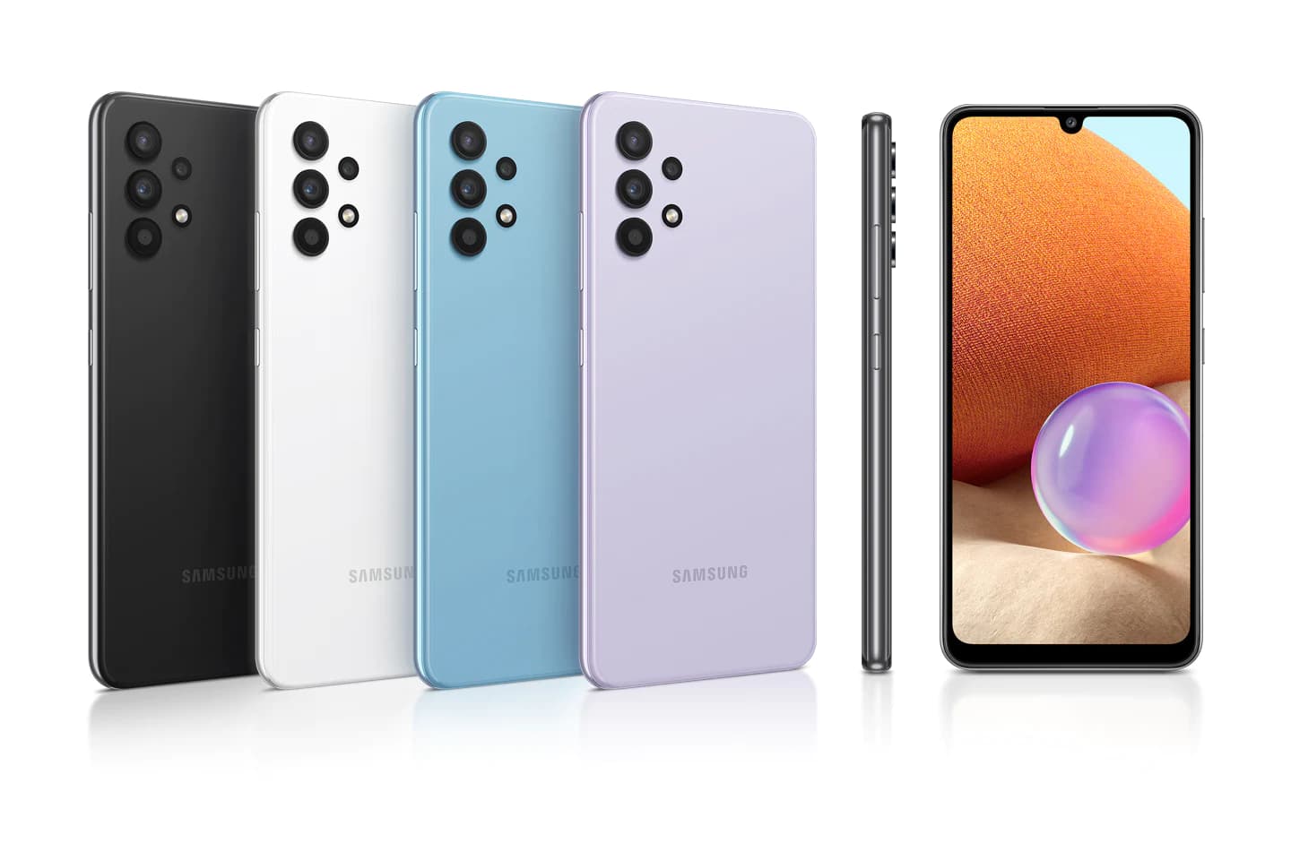 رنگ های گوشی A32 سامسونگ